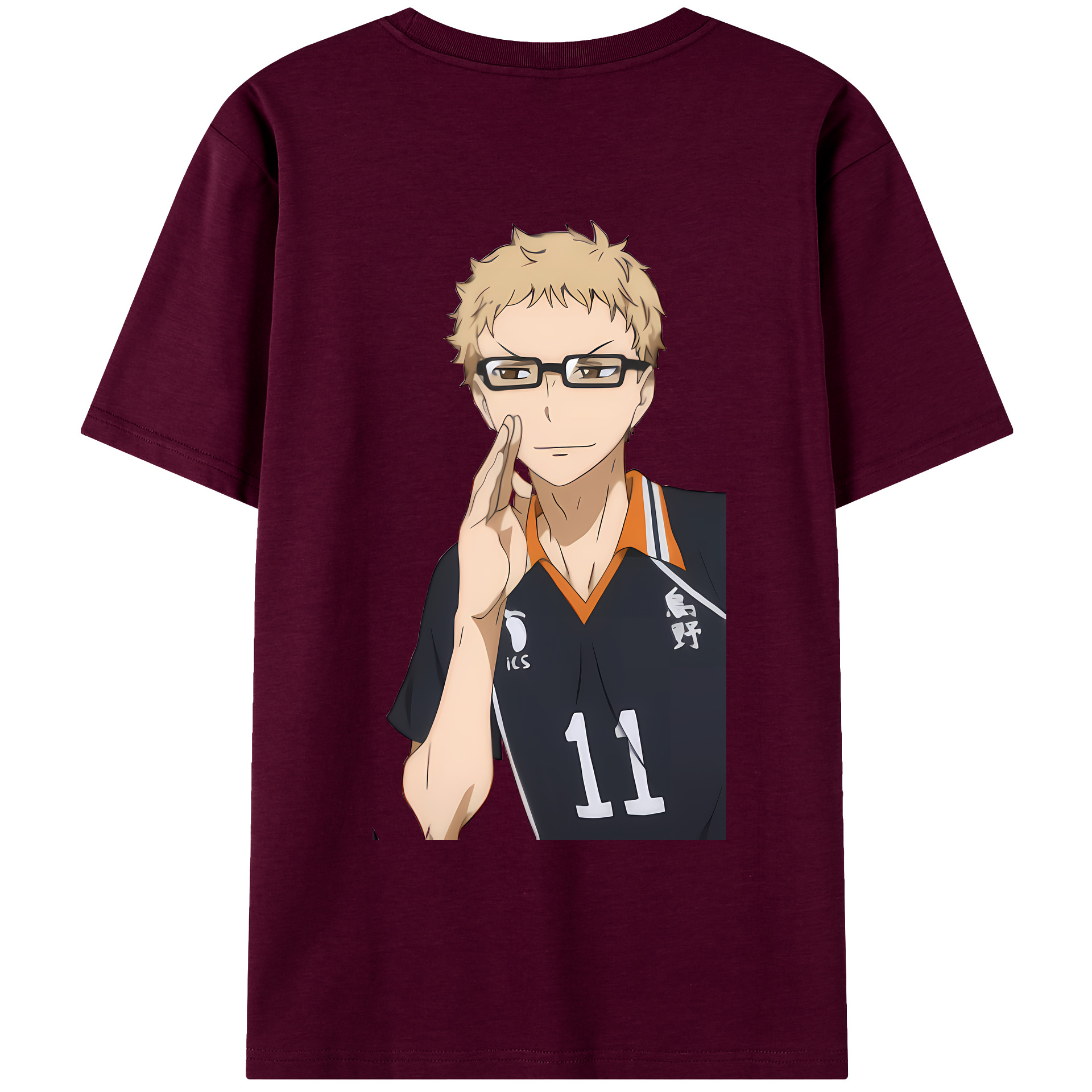 （画像用） ハイキュー!! Haikyu!! レディース半袖Tシャツ(バックプリント)